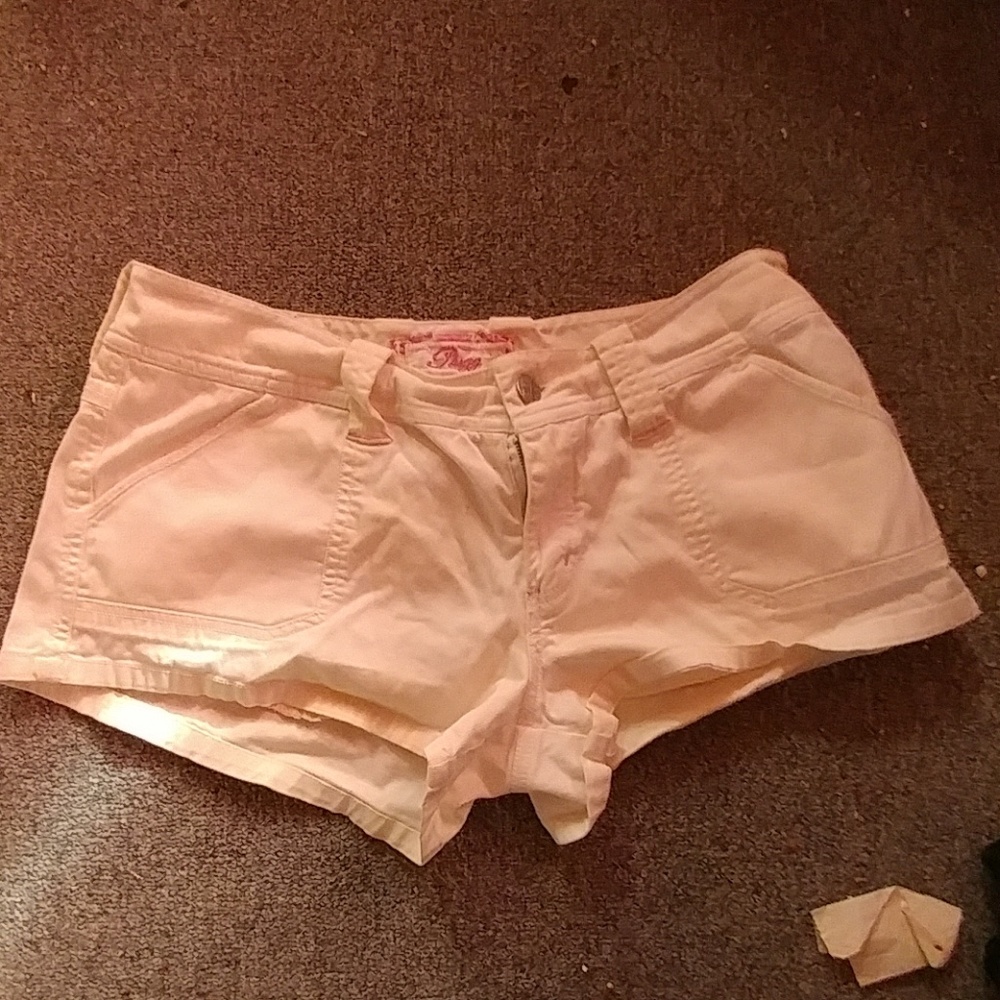 White Plugg Shorts